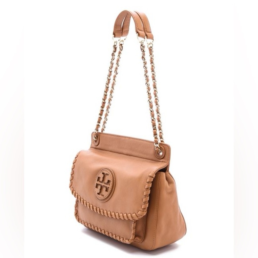 Tory Burch Marion Small Chain Strap Leather Bag Leather Shoulder Bag